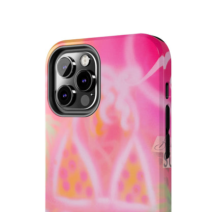 "yellow polka dot bikini" airbrush iPhone case