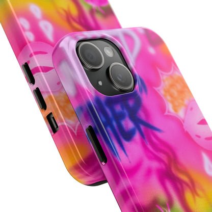 "wanted" airbrush iPhone case