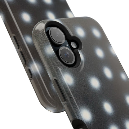 MagSafe "coconut noir polka dot" airbrush iPhone case