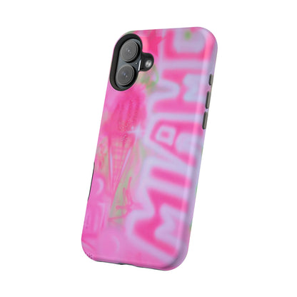 MagSafe "sunset sorbet" airbrush iPhone case