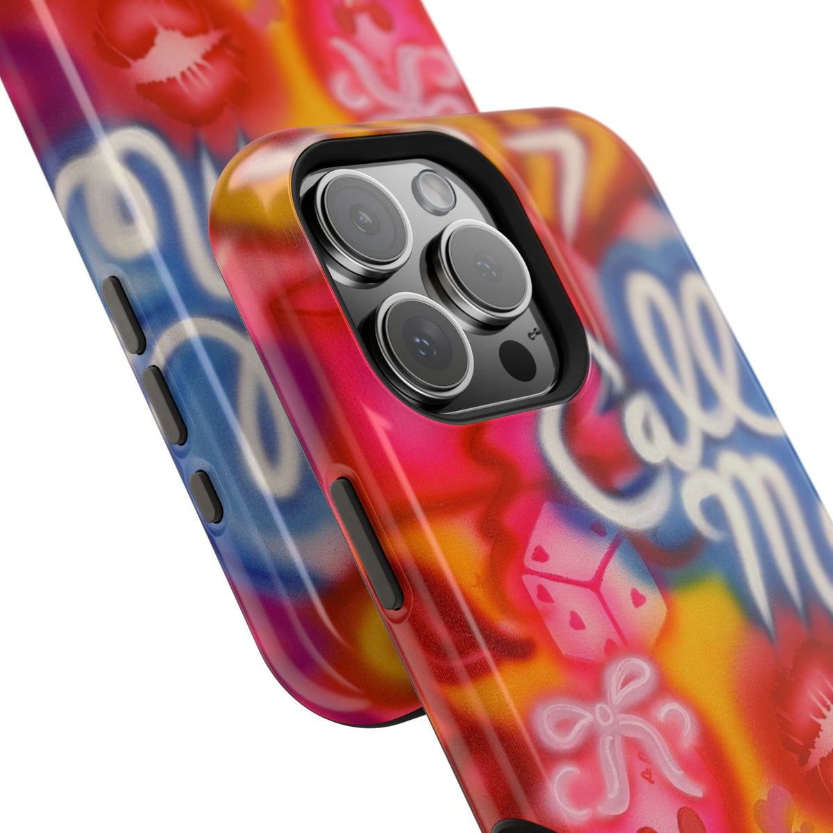 MagSafe "CALL ME!" airbrush iPhone case