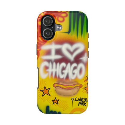 "chicago" airbrush iPhone case