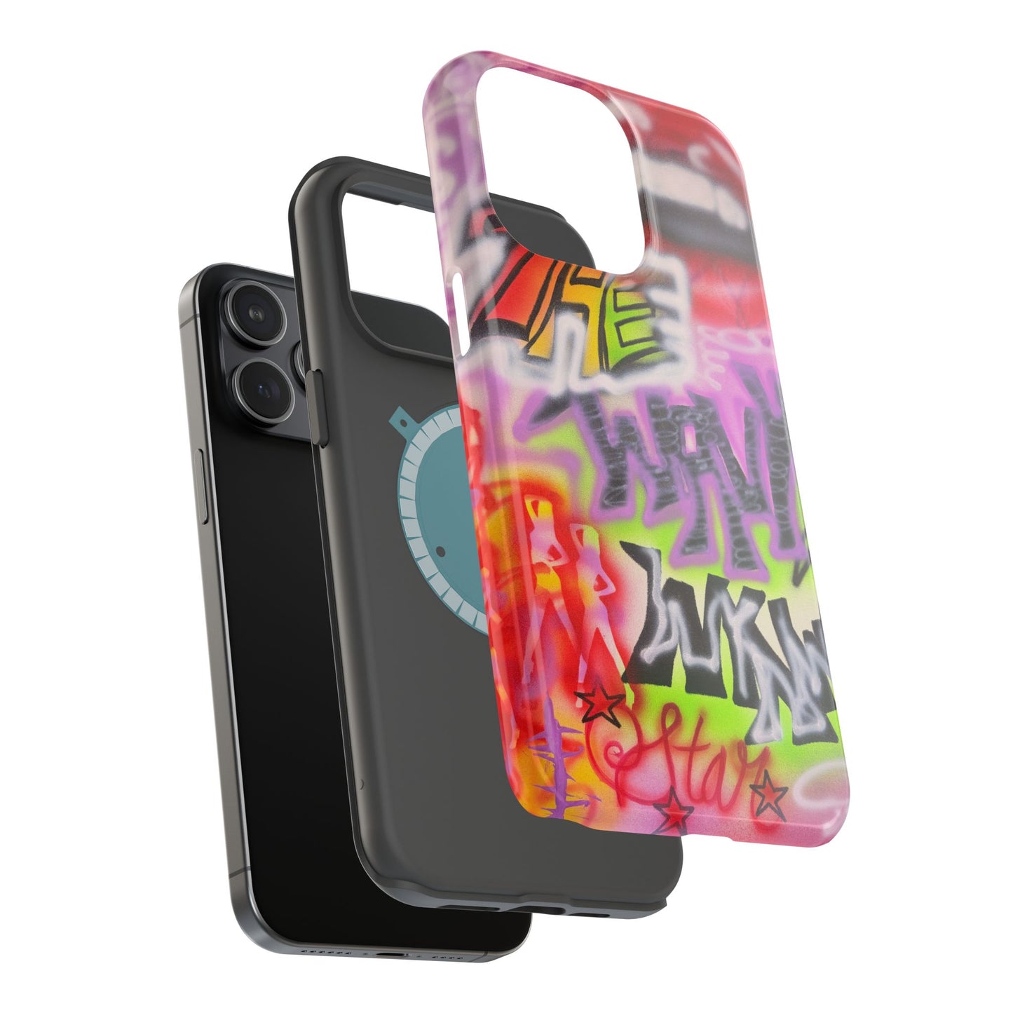 MagSafe "wynwood gold" airbrush iPhone case