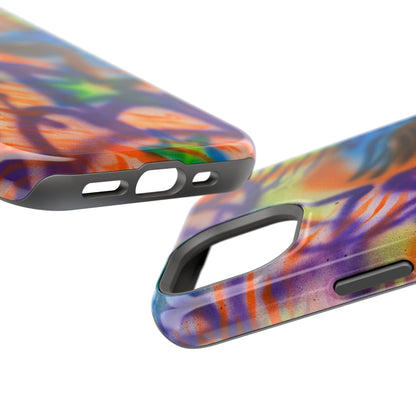 MagSafe "streetwear angel" airbrush iPhone case
