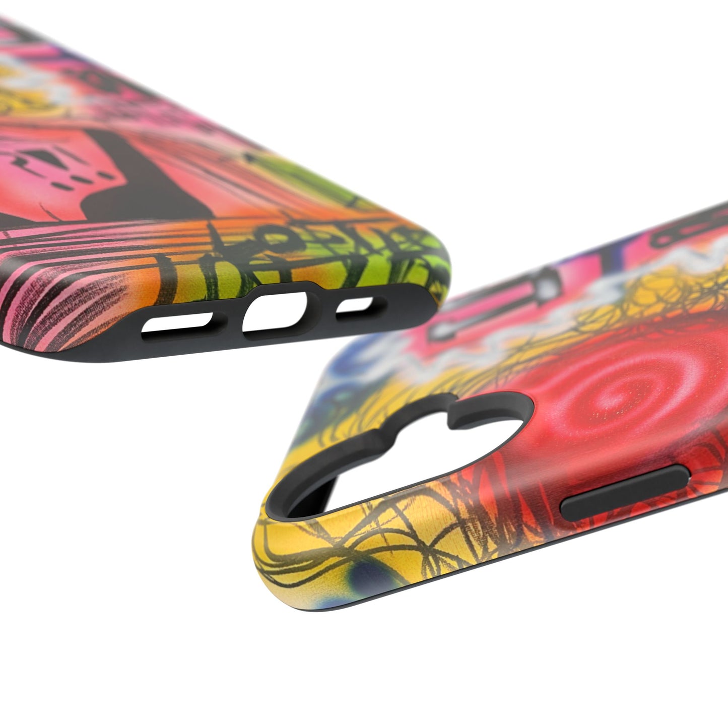 MagSafe „Lost in Paradise“ Airbrush-iPhone-Hülle