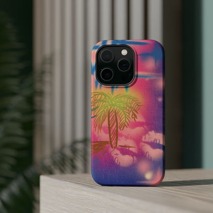 MagSafe "glowy night" airbrush iPhone case