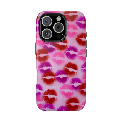 "mwah" airbrush iPhone case