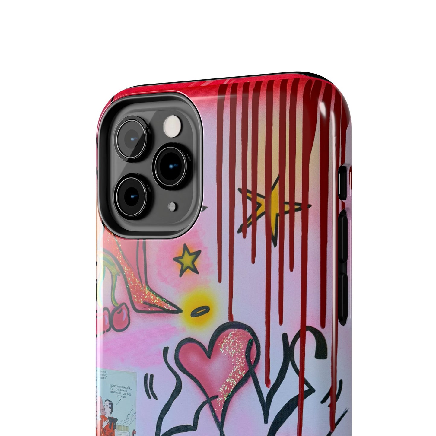 "cherry luvr" airbrush iPhone case