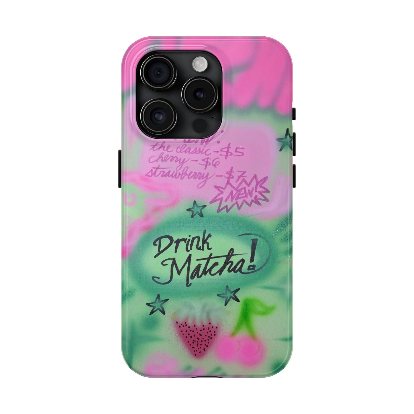"matcha!" airbrush iPhone case