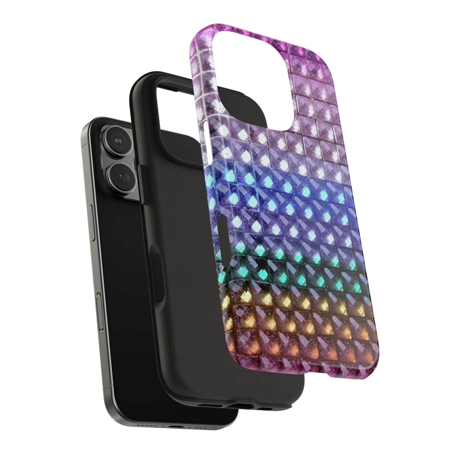 "multicolor studs" airbrush iPhone case