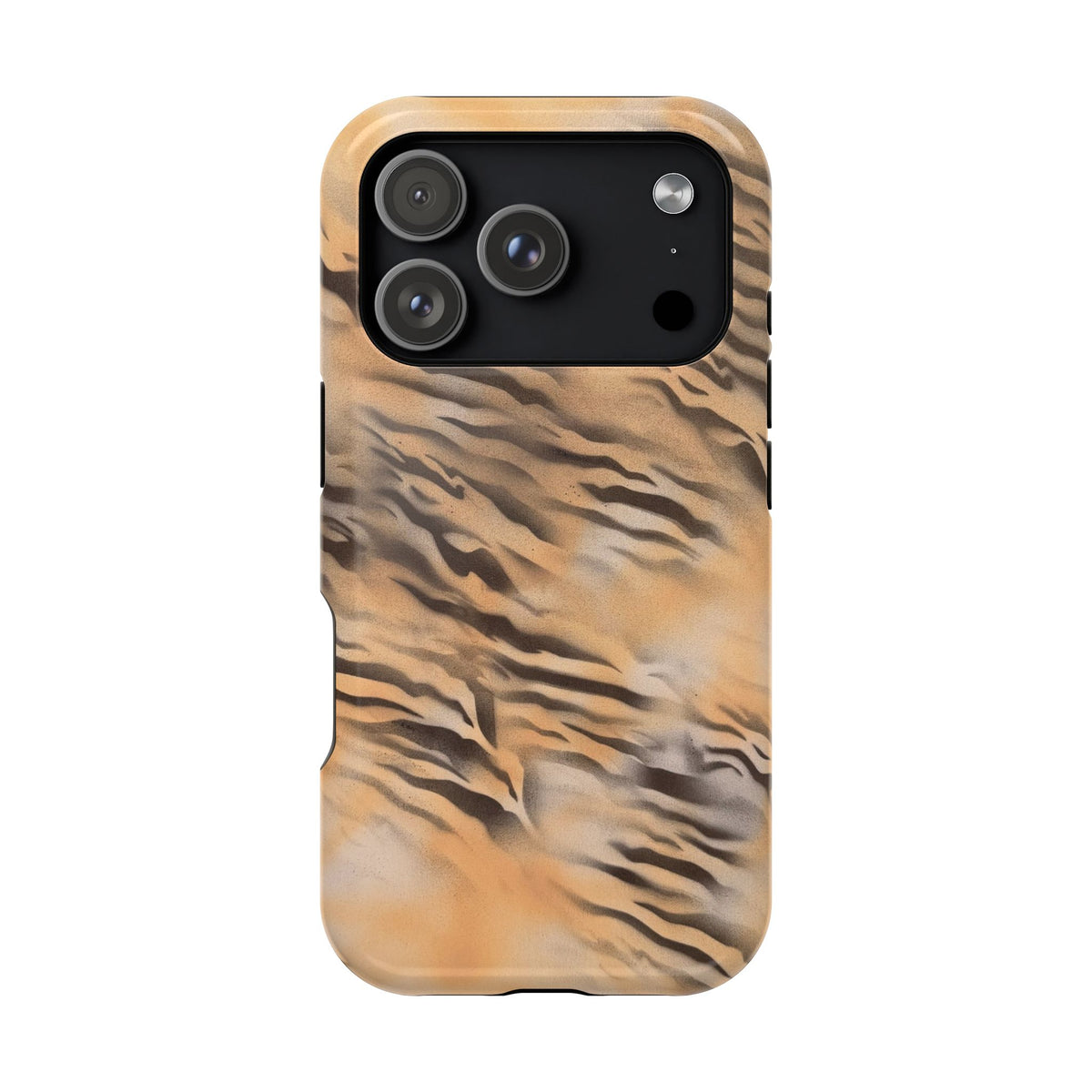 MagSafe "neutral tiger" airbrush iPhone case