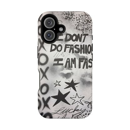 MagSafe "i am fashion" airbrush iPhone case