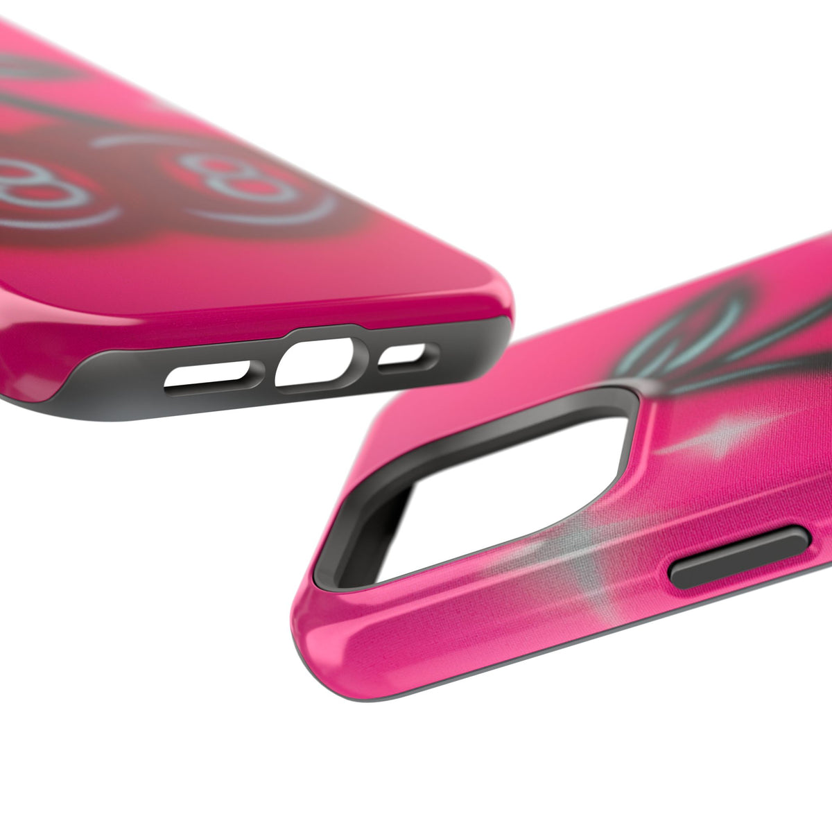 MagSafe "cherry 8ball" airbrush iPhone case