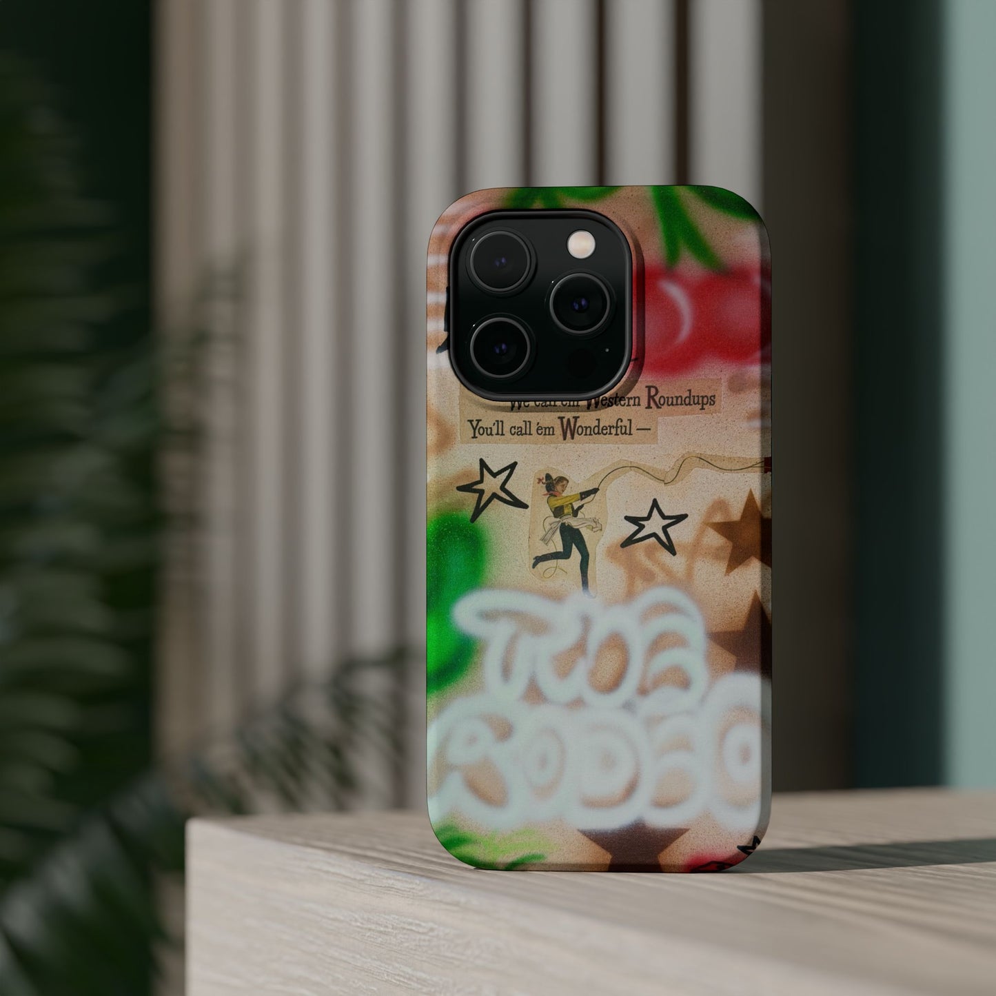 MagSafe "the rodeo" airbrush iPhone case