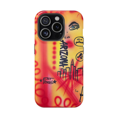 MagSafe "tempe, az" airbrush iPhone case