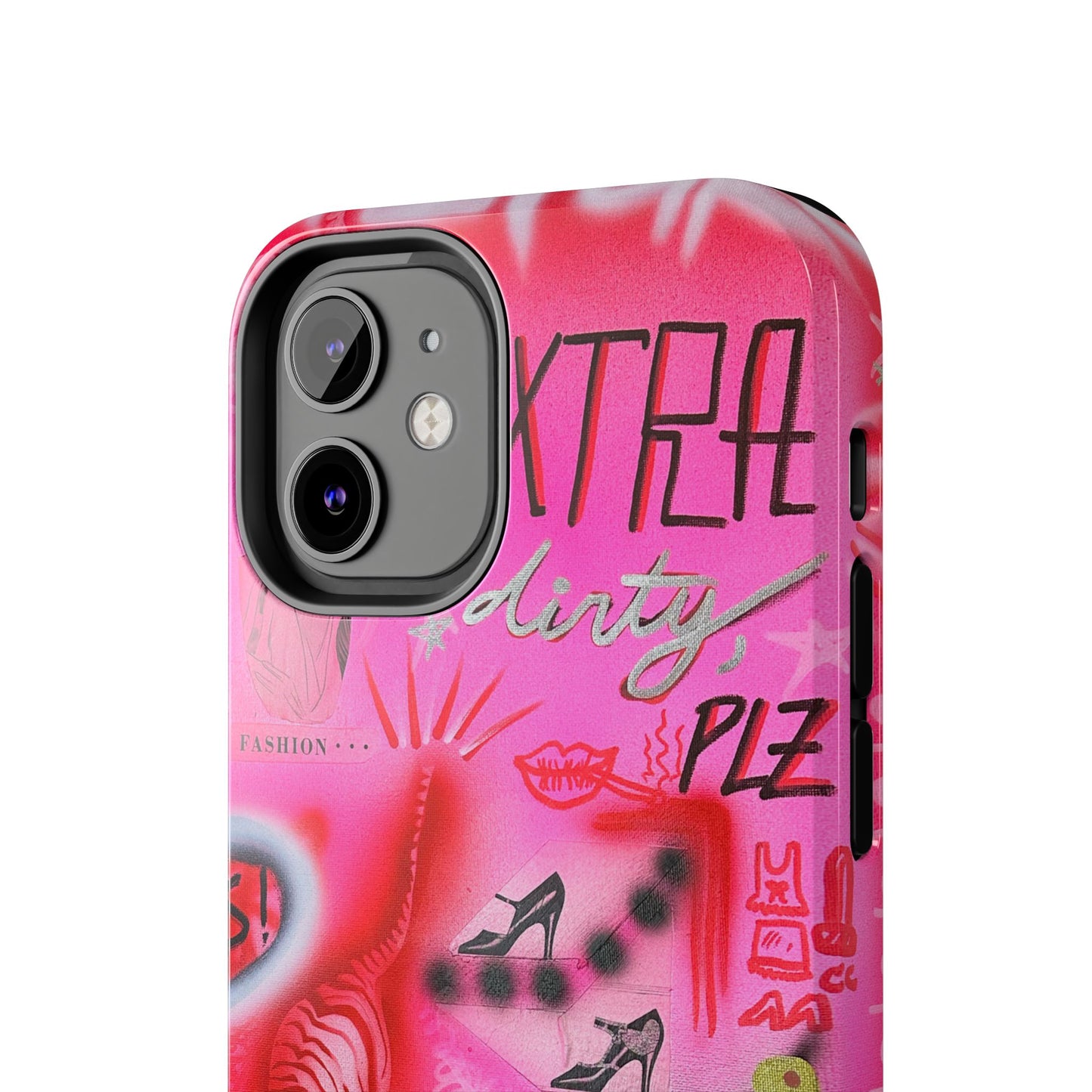 "extra dirty, plz!" airbrush iPhone case