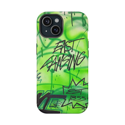 MagSafe "east lansing, mi" airbrush iPhone case