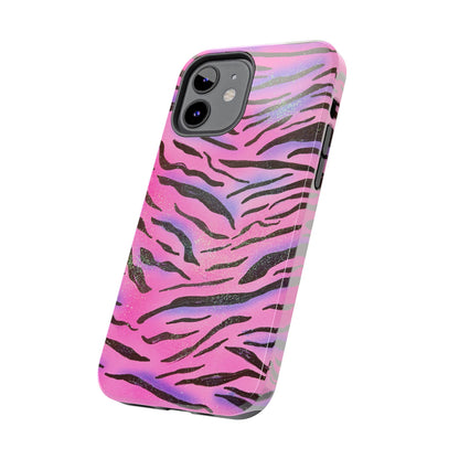 "glitter zebra" airbrush iPhone case
