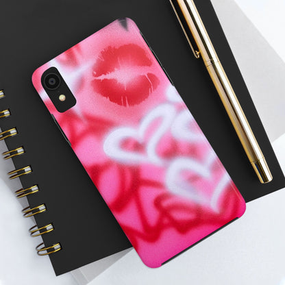 "romantic rush" airbrush iPhone case