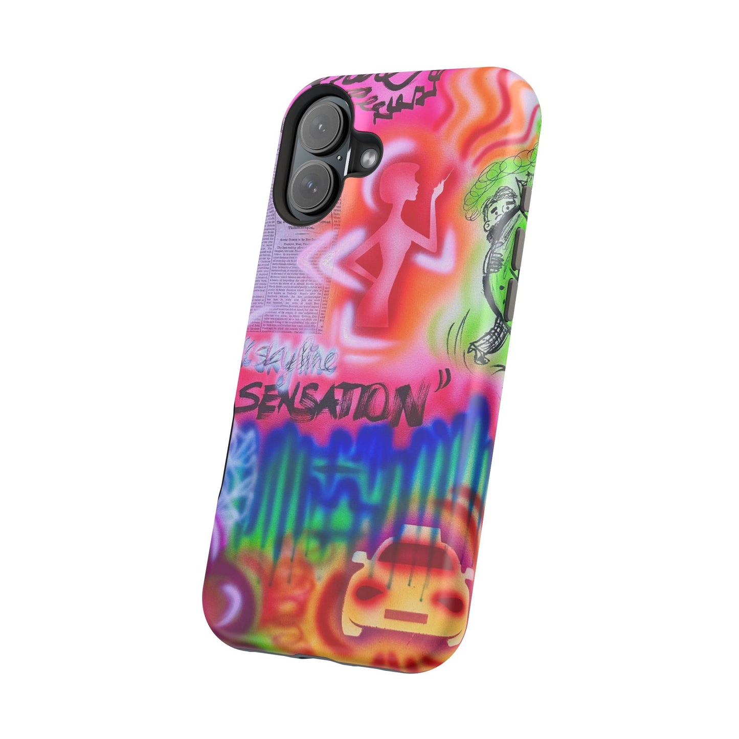 MagSafe "skyline sensation" airbrush iPhone case
