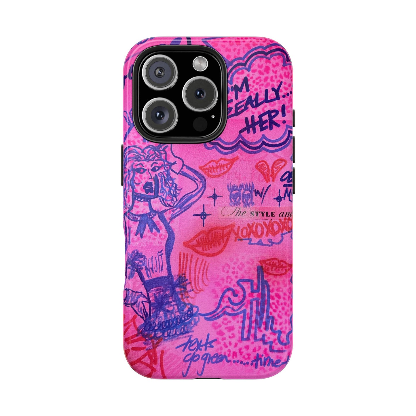 "really "HER!" airbrush iPhone case