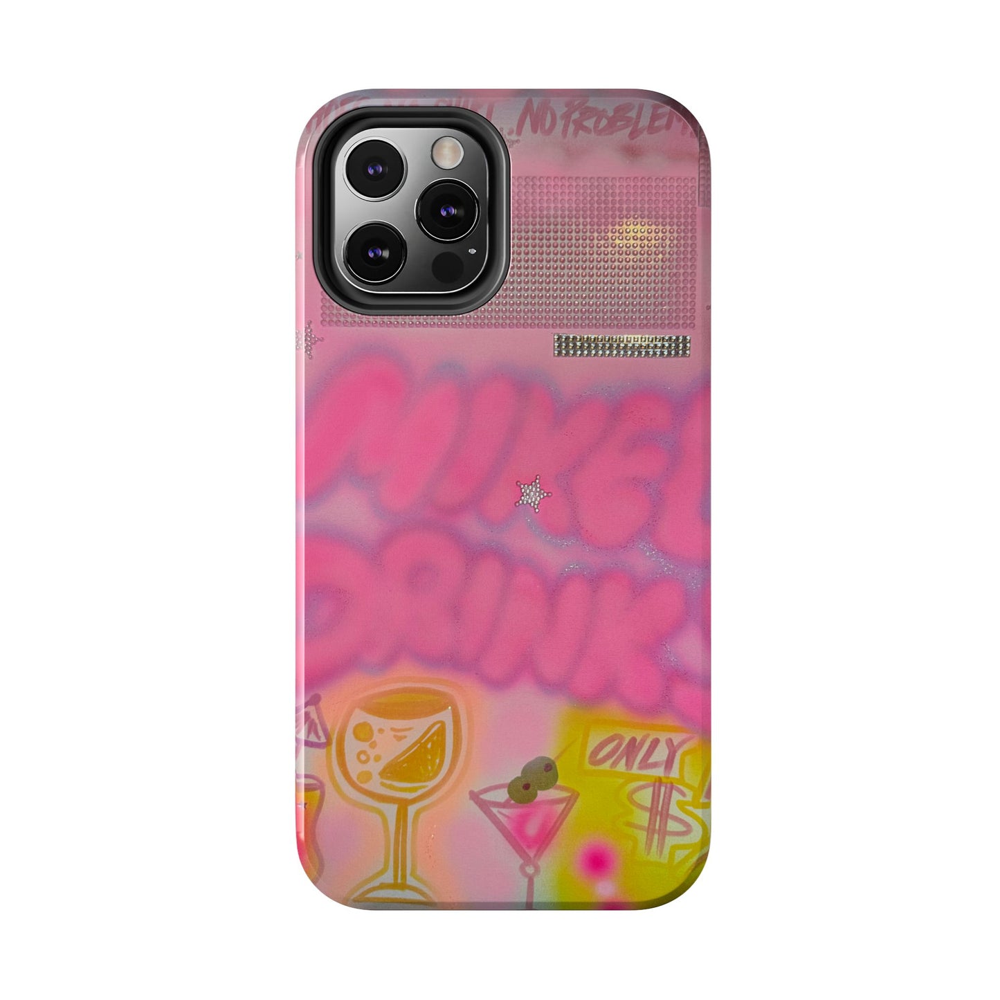"mixed drinks" airbrush iPhone case
