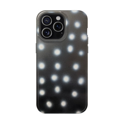MagSafe "coconut noir polka dot" airbrush iPhone case