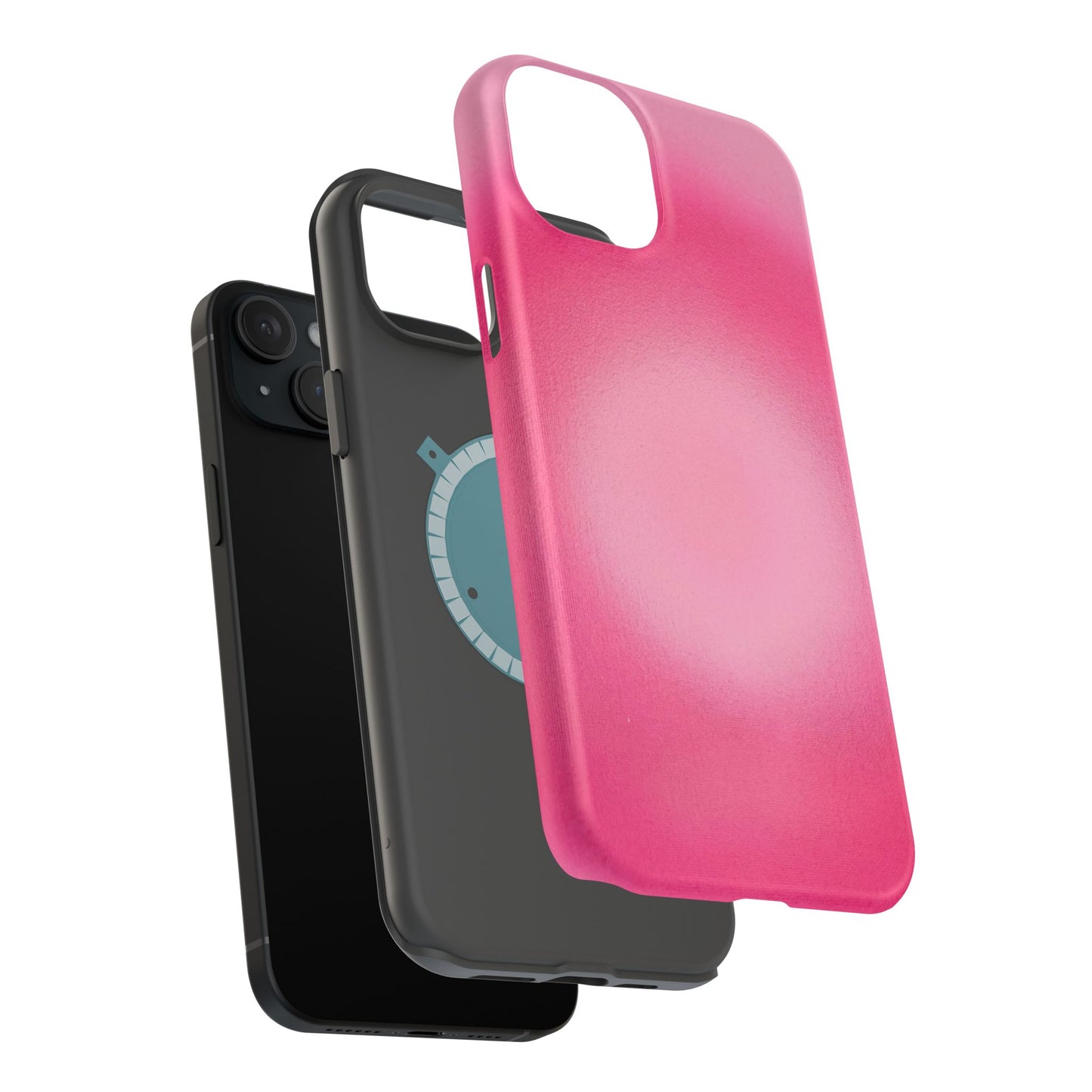 MagSafe "pinkberry" airbrush iPhone case
