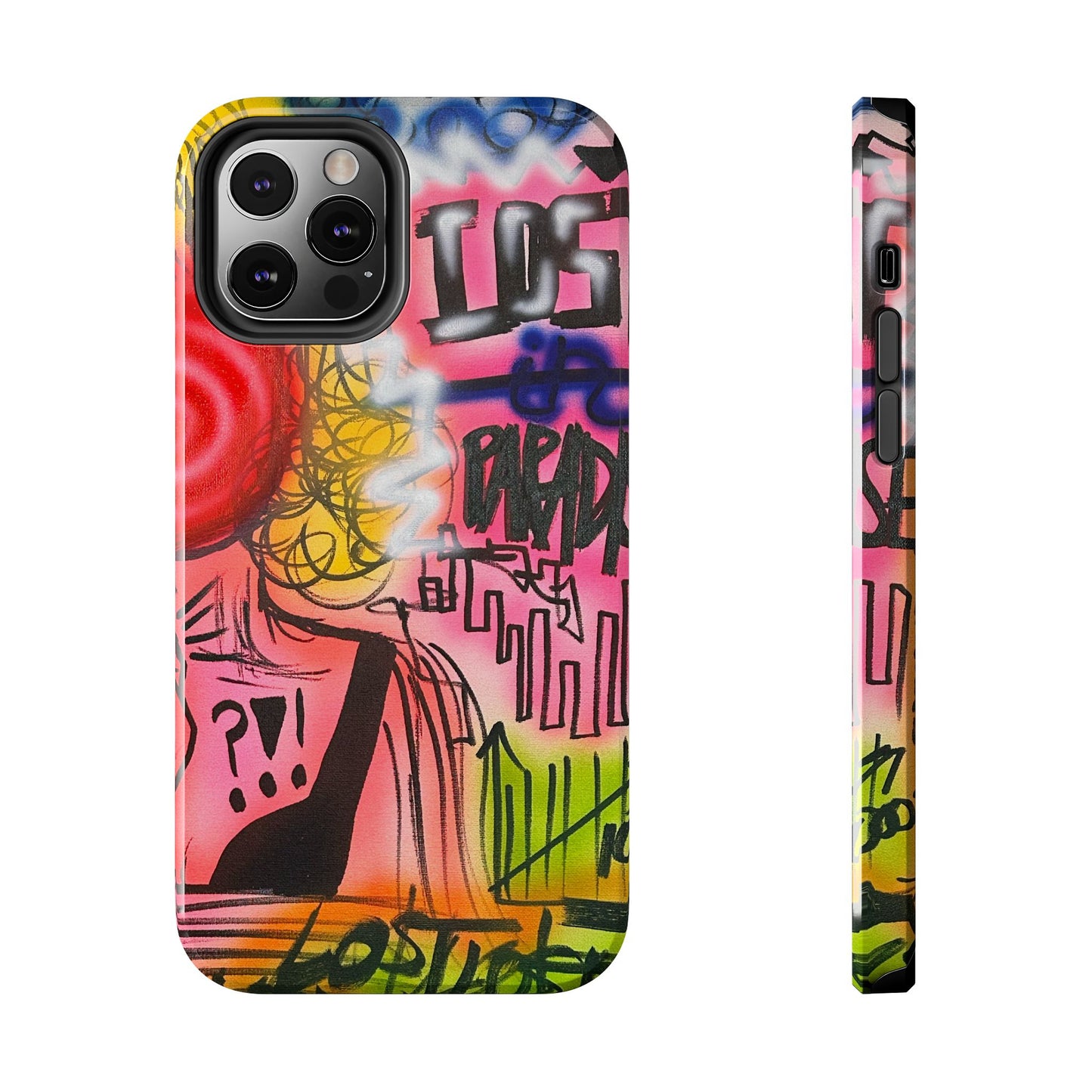 "lost in paradise" airbrush iPhone case