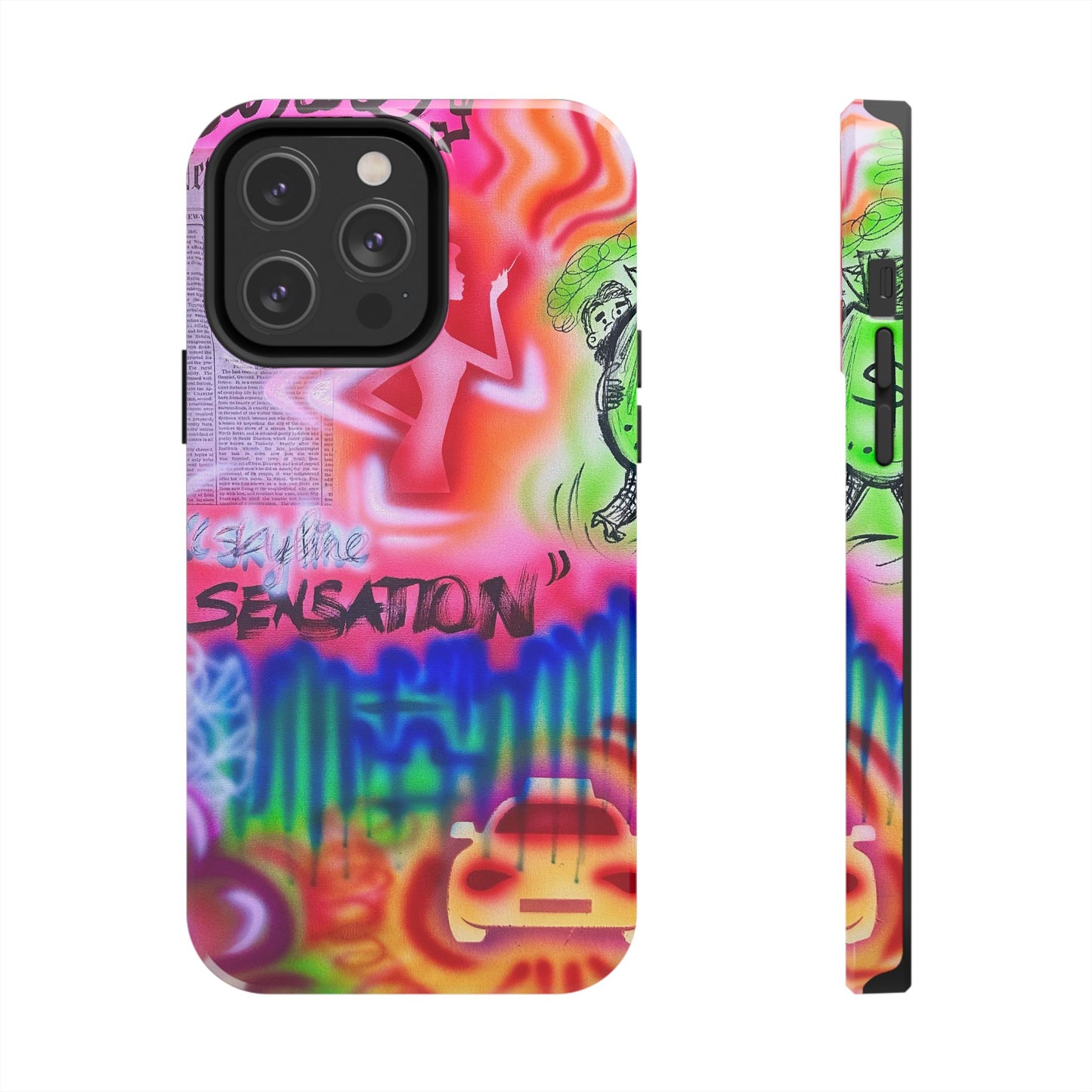 "skyline sensation" airbrush iPhone case