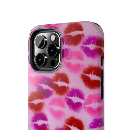 "mwah" airbrush iPhone case