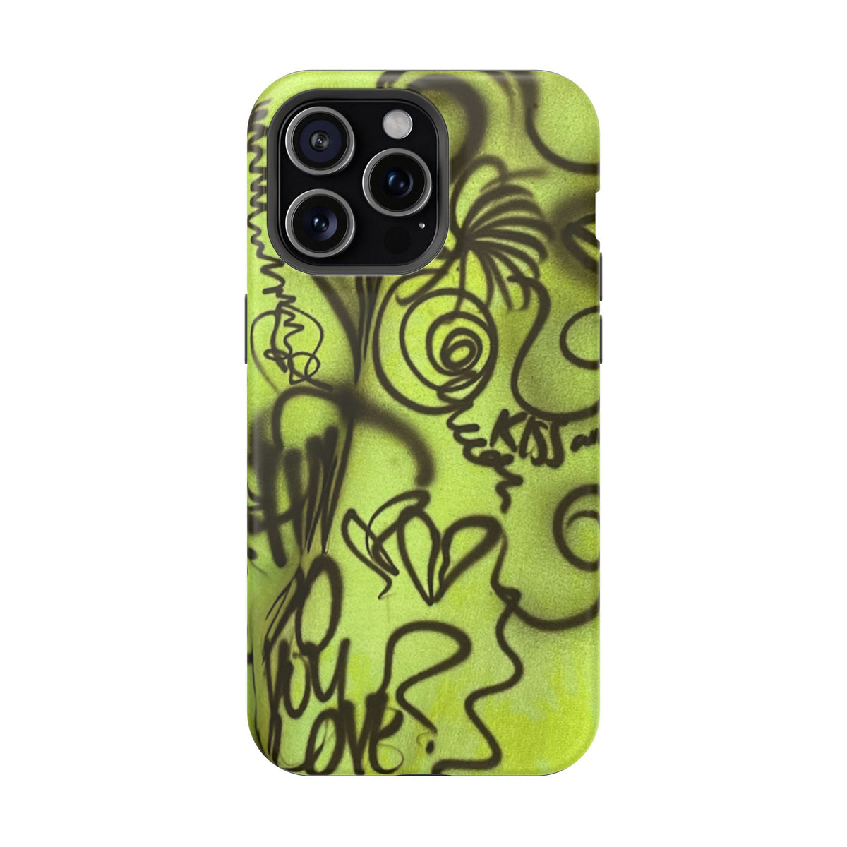 MagSafe "graphic discretion" airbrush iPhone case