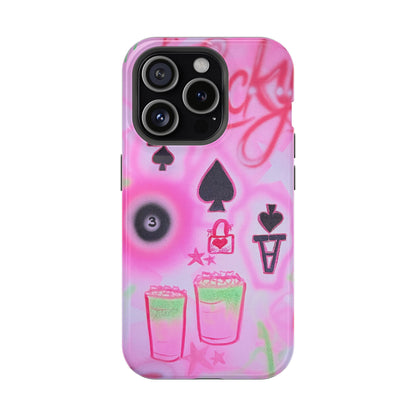 MagSafe "lucky ace" airbrush iPhone case