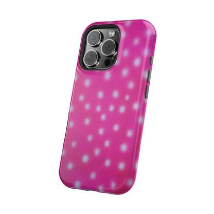 MagSafe "bubblegum polka dot" airbrush iPhone case