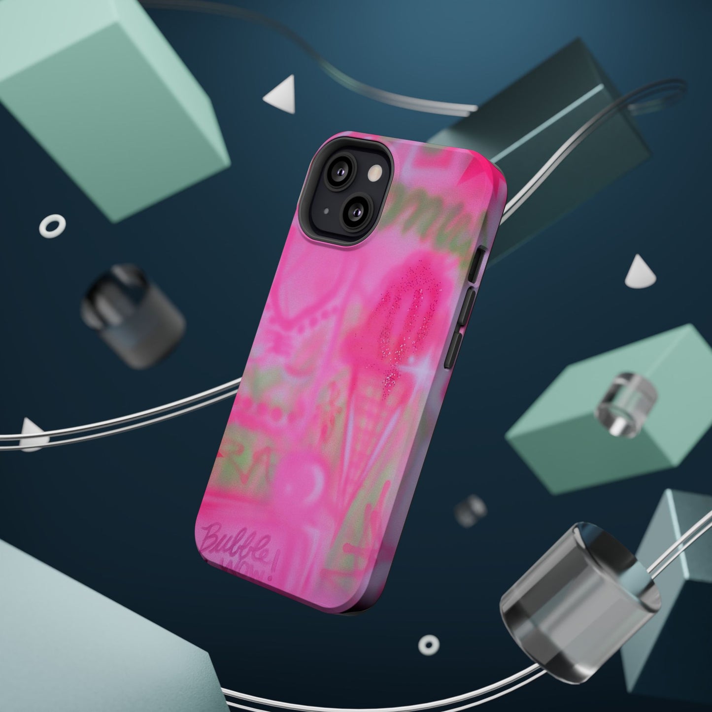 MagSafe "miami matcha" airbrush iPhone case