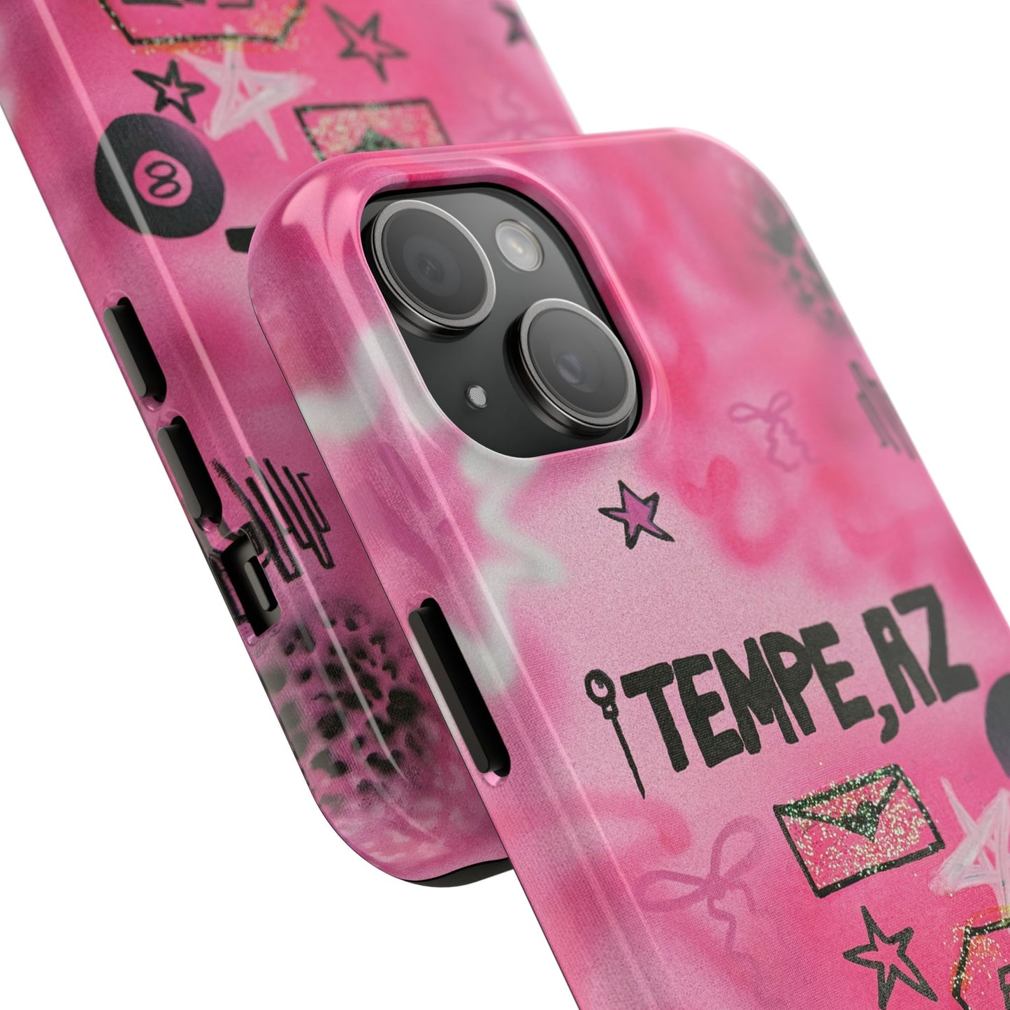 "tempe, az pt. 2" airbrush iPhone case
