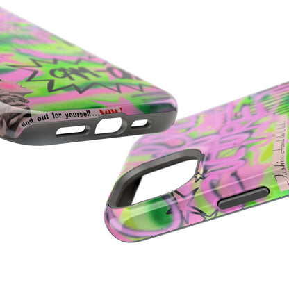 MagSafe "green camo" airbrush iPhone case