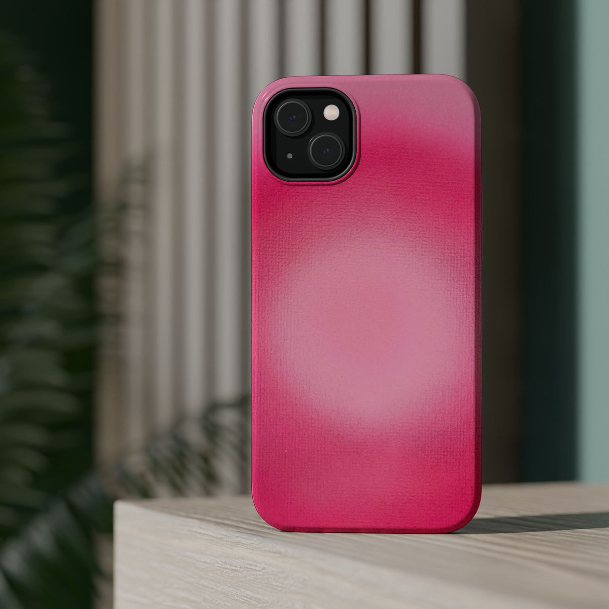 MagSafe "pinkberry" airbrush iPhone case