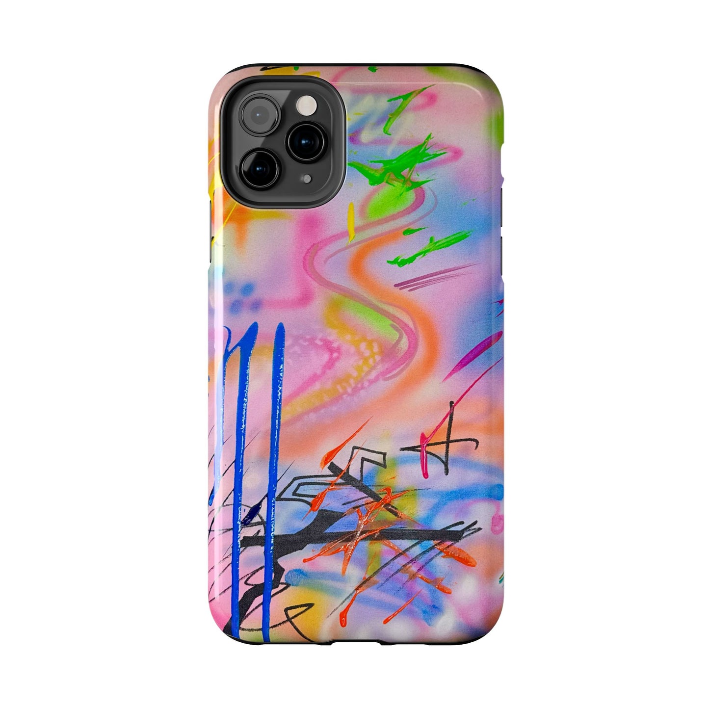 "neon haze" airbrush iPhone case