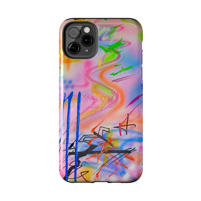 "neon haze" airbrush iPhone case