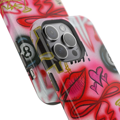 MagSafe "IT girl" airbrush iPhone case