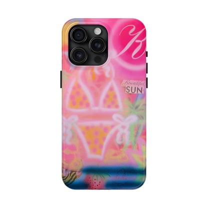 "santa monica strawberry" airbrush iPhone case