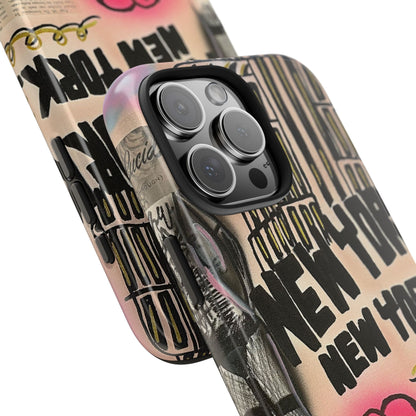 "new york, new york!" airbrush iPhone case