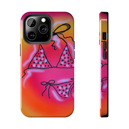 "glitter bikini" airbrush iPhone case