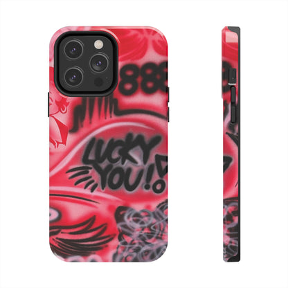 "LUCKY YOU! PT. 2" airbrush iPhone case