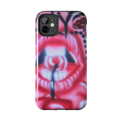 "be happy go lucky" airbrush iPhone case