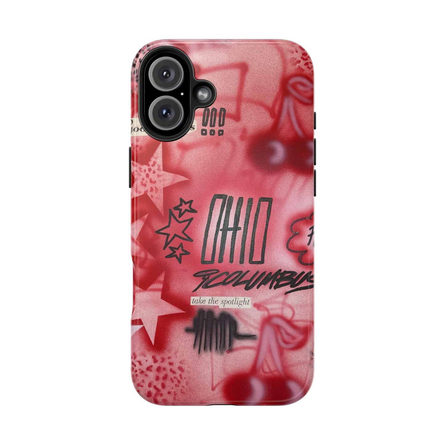 "columbus, ohio" airbrush iPhone case