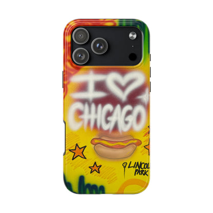 "chicago" airbrush iPhone case