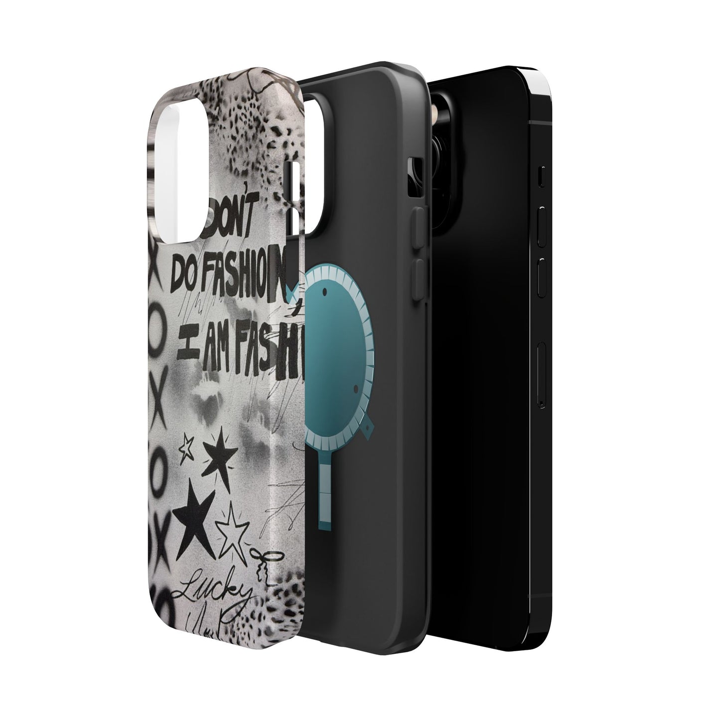 MagSafe "i am fashion" airbrush iPhone case