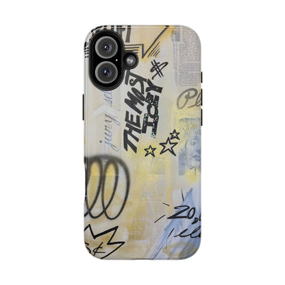 "golden glacier" airbrush iPhone case